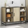 Armario lavabo baño madera ingeniería roble Sonoma 80x33x60 cm by , Bathroom furniture - Ref: Foro24-849290, Price: 78,27 €, ...
