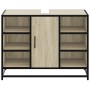 Armario lavabo baño madera ingeniería roble Sonoma 80x33x60 cm by , Bathroom furniture - Ref: Foro24-849290, Price: 78,27 €, ...