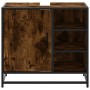 Mueble de baño para lavabo roble ahumado 65x33x60 cm by , Bathroom furniture - Ref: Foro24-849286, Price: 75,81 €, Discount: %