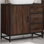 Mueble de lavabo madera de ingeniería roble marrón 65x33x60 cm von , Badezimmermöbel - Ref: Foro24-849278, Preis: 93,41 €, Ra...
