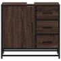 Mueble de lavabo madera de ingeniería roble marrón 65x33x60 cm von , Badezimmermöbel - Ref: Foro24-849278, Preis: 93,41 €, Ra...