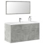 Armario de baño con espejo madera de ingeniería gris hormigón von , Badezimmermöbel - Ref: Foro24-856380, Preis: 81,05 €, Rab...