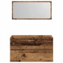 Mueble de baño con espejo de madera antigua madera ingeniería von , Badezimmermöbel - Ref: Foro24-856377, Preis: 88,74 €, Rab...