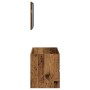 Mueble de baño con espejo de madera antigua madera ingeniería von , Badezimmermöbel - Ref: Foro24-856377, Preis: 88,74 €, Rab...