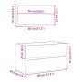 Mueble de baño con espejo de madera antigua madera ingeniería von , Badezimmermöbel - Ref: Foro24-856377, Preis: 88,74 €, Rab...