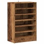 Mueble zapatero madera ingeniería madera envejecida 60x35x92 cm by , Shoe racks and shoe organizers - Ref: Foro24-856702, Pri...