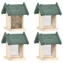 Vogelhäuschen 4 Einheiten aus Tannenholz von vidaXL, Vogel Fütterer - Ref: Foro24-47233, Preis: 28,71 €, Rabatt: %