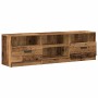 Mueble de TV madera ingeniería madera envejecida 150x33,5x45cm by , TV Furniture - Ref: Foro24-856852, Price: 99,79 €, Discou...