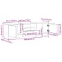 Mueble de TV de madera antigua 140x35x40 cm Madera ingeniería von , TV-Möbel - Ref: Foro24-856850, Preis: 99,58 €, Rabatt: %