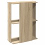 Librería 3 estantes madera ingeniería roble sonoma 60x30x80 cm von , Bücherregale und Regale - Ref: Foro24-860258, Preis: 42,...