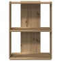 Librería 3 niveles madera ingeniería roble artesanal 60x30x80cm by , Bookcases and shelves - Ref: Foro24-860264, Price: 42,82...