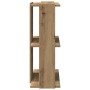 Librería 3 niveles madera ingeniería roble artesanal 60x30x80cm by , Bookcases and shelves - Ref: Foro24-860264, Price: 42,82...