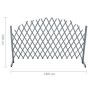 Valla de enrejado de madera maciza de abeto gris 1,8x1 m de vidaXL, Paneles de vallas - Ref: Foro24-310036, Precio: 30,17 €, ...