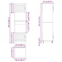 Armarios para horno 2 uds Kalmar roble marrón madera ingeniería by , Kitchen cabinets - Ref: Foro24-3315048, Price: 188,28 €,...