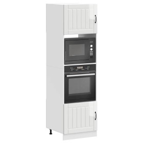 Armarios para horno 2 uds Kalmar blanco brillante by , Kitchen cabinets - Ref: Foro24-3315043, Price: 224,70 €, Discount: %