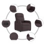 Sillón reclinable de tela marrón oscuro von , Sessel - Ref: Foro24-4015527, Preis: 178,16 €, Rabatt: %