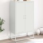 Aparador de acero blanco 68,5x38,5x123,5 cm by , Sideboards - Ref: Foro24-846499, Price: 108,33 €, Discount: %