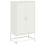 Aparador de acero blanco 68,5x38,5x123,5 cm by , Sideboards - Ref: Foro24-846499, Price: 108,33 €, Discount: %