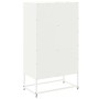 Aparador de acero blanco 68,5x38,5x123,5 cm by , Sideboards - Ref: Foro24-846499, Price: 108,33 €, Discount: %