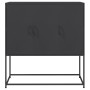 Aparador de acero negro 100,5x39x107 cm de , Aparadores - Ref: Foro24-846536, Precio: 103,83 €, Descuento: %