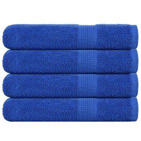 Toallas 4 uds 100% algodón azul 100x200 cm 600 gsm by , Towels - Ref: Foro24-136723, Price: 66,85 €, Discount: %