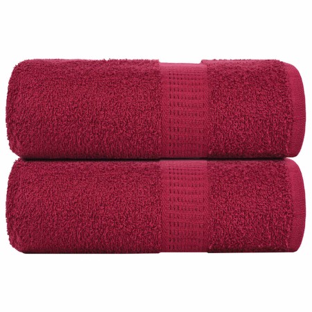 Toallas 2 uds 100% algodón burdeos 30x30 cm 360 gsm by , Towels - Ref: Foro24-136728, Price: 11,29 €, Discount: %