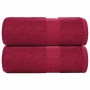 Toallas 2 uds 100% algodón burdeos 30x30 cm 360 gsm by , Towels - Ref: Foro24-136728, Price: 11,29 €, Discount: %