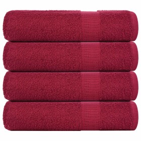 Toallas de Mano 4 uds burdeos 50x100cm 360 g/m² 100% algodón by , Towels - Ref: Foro24-136735, Price: 23,05 €, Discount: %
