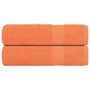 Toallas de baño 2 uds naranja 100x150 cm 360 gsm 100% algodón von , Handtücher - Ref: Foro24-136908, Preis: 30,53 €, Rabatt: %