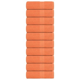 Toallas de visita 10 uds naranja 30x50cm 360gsm 100% algodón by , Towels - Ref: Foro24-136901, Price: 21,54 €, Discount: %