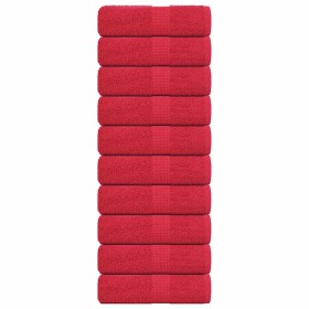 Toallas 10 uds 100% algodón rojo 30x30 cm 360 gsm by , Towels - Ref: Foro24-136922, Price: 20,69 €, Discount: %