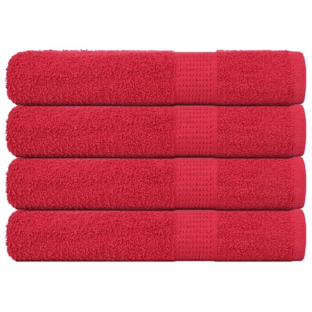 Toallas de sauna 4 uds 100% algodón rojo 80x200 cm 360 gsm von , Handtücher - Ref: Foro24-136936, Preis: 47,88 €, Rabatt: %