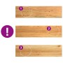 Peldaños de escalera 2 uds madera maciza roble marrón claro de , Alfombrillas para escalones - Ref: Foro24-3283793, Precio: 1...