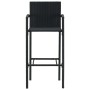 Garten Bar Set 5 Stück synthetisches Rattan schwarz von vidaXL, Gartensets - Ref: Foro24-3064772, Preis: 341,26 €, Rabatt: %