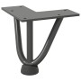 Patas de mesa tipo horquilla 4 uds acero macizo antracita 10 cm by , Table legs - Ref: Foro24-4012430, Price: 29,38 €, Discou...