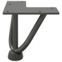 Patas de mesa tipo horquilla 4 uds acero macizo antracita 10 cm by , Table legs - Ref: Foro24-4012430, Price: 29,38 €, Discou...
