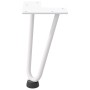 Patas de mesa tipo horquilla 4 uds acero macizo blanco 20 cm von , Tischbeine - Ref: Foro24-4012413, Preis: 32,32 €, Rabatt: %