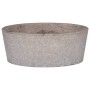 Gray marble sink Ø40x15 cm by vidaXL, Sinks - Ref: Foro24-149179, Price: 136,09 €, Discount: %