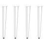 Patas de mesa tipo horquilla 4 uds acero macizo blanco 72 cm von , Tischbeine - Ref: Foro24-4012445, Preis: 80,47 €, Rabatt: %