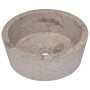 Gray marble sink Ø40x15 cm by vidaXL, Sinks - Ref: Foro24-149179, Price: 136,09 €, Discount: %