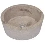 Waschbecken aus grauem Marmor Ø40x15 cm von vidaXL, Sinkt - Ref: Foro24-149179, Preis: 133,80 €, Rabatt: %