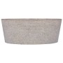 Gray marble sink Ø40x15 cm by vidaXL, Sinks - Ref: Foro24-149179, Price: 136,09 €, Discount: %