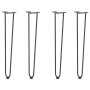 Patas de mesa tipo horquilla 4 uds acero macizo antracita 72 cm by , Table legs - Ref: Foro24-4012426, Price: 57,97 €, Discou...