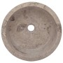 Gray marble sink Ø40x15 cm by vidaXL, Sinks - Ref: Foro24-149179, Price: 136,09 €, Discount: %