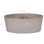 Gray marble sink Ø40x15 cm by vidaXL, Sinks - Ref: Foro24-149179, Price: 136,09 €, Discount: %