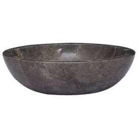 Gray marble sink Ø40x12 cm by vidaXL, Sinks - Ref: Foro24-149157, Price: 126,17 €, Discount: %