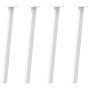 Patas para mesa de centro 4 uds acero blanco 72 cm by , Table legs - Ref: Foro24-4012493, Price: 57,40 €, Discount: %
