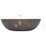 Gray marble sink Ø40x12 cm by vidaXL, Sinks - Ref: Foro24-149157, Price: 126,78 €, Discount: %