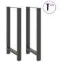 Patas de mesa de centro acero antracita 2 uds 60x(110-111) cm von , Tischbeine - Ref: Foro24-4013358, Preis: 126,75 €, Rabatt: %