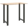 Patas de mesa de centro acero antracita 2 uds 60x(110-111) cm von , Tischbeine - Ref: Foro24-4013358, Preis: 126,75 €, Rabatt: %